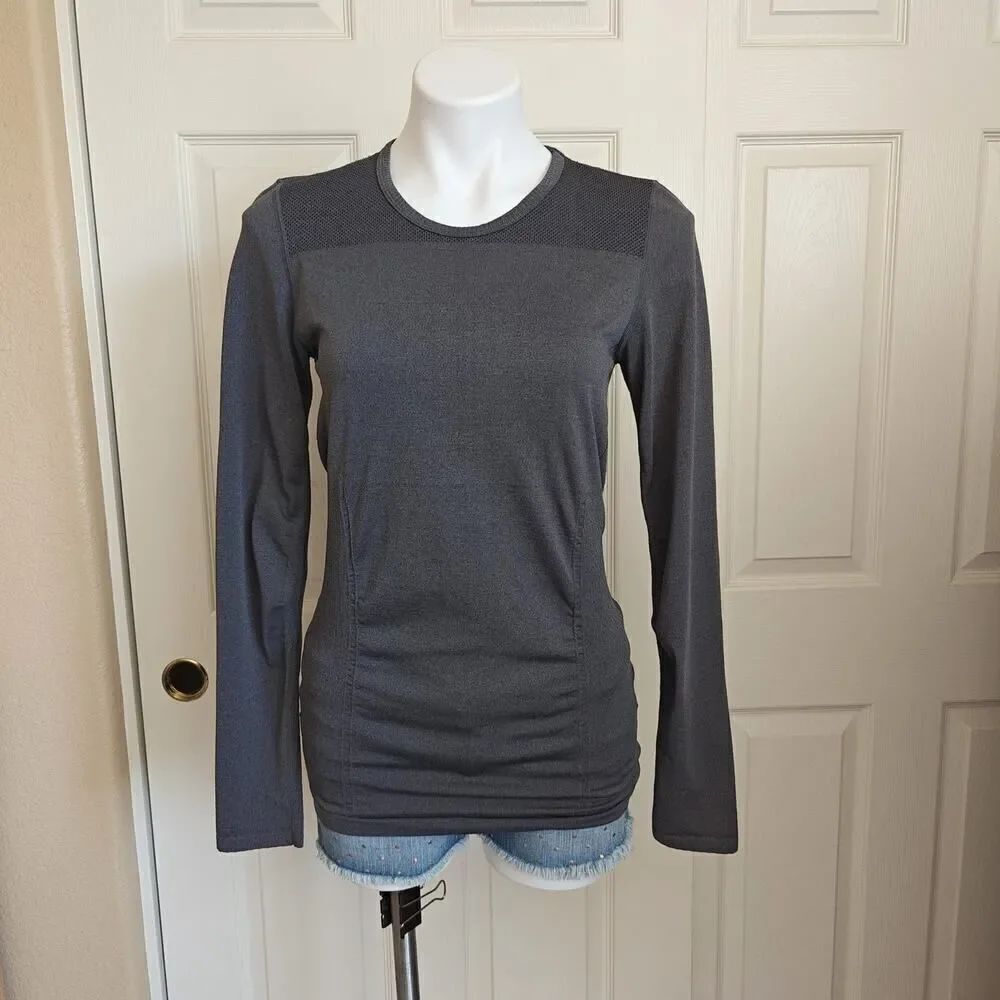 Fabletics Eureka Fitted Seamless Crew Neck Top sz L